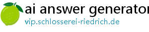 ai answer generator